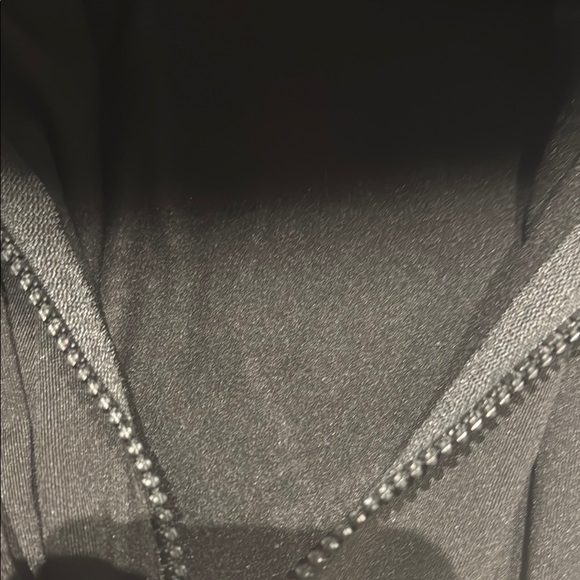 Black Rhinestone Ice Skating Jacket - Picture 4 of 4